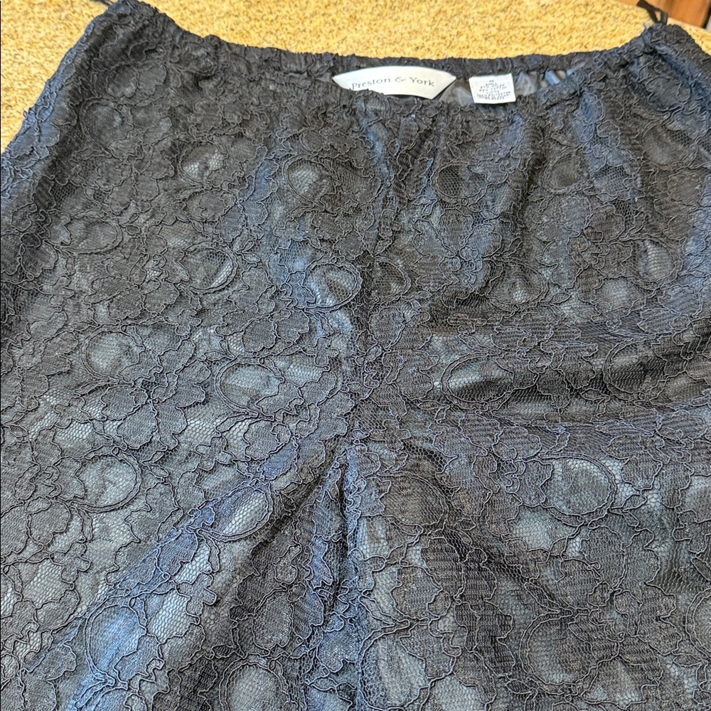 Preston & York Black Lace pants